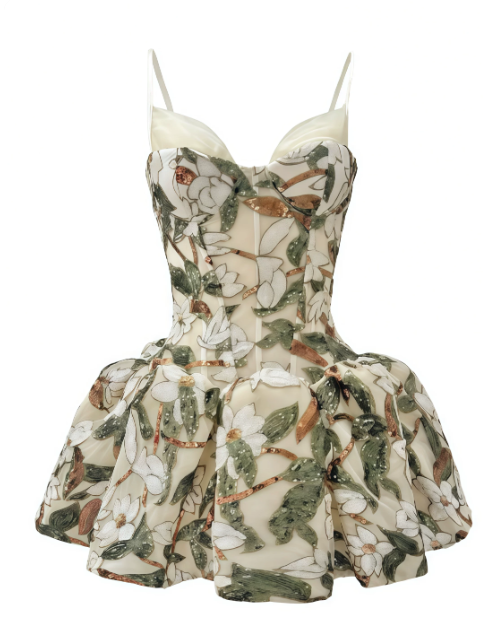 New Homecoming Dress Spaghetti Strap Dress Back to School Outfits Party Dress  D6343