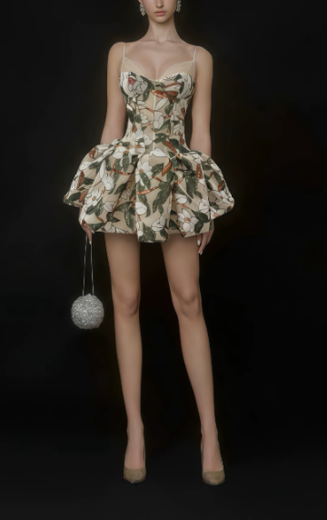 New Homecoming Dress Spaghetti Strap Dress Back to School Outfits Party Dress  D6343