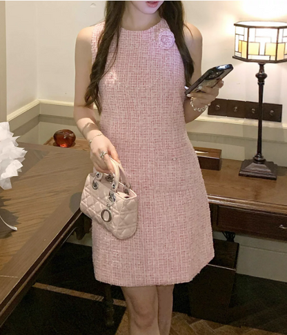Elegant Homecoming Dress Jewel Pearl Back to School Outfits Party Dress  D6520