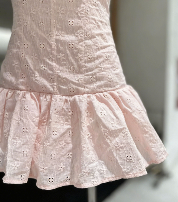 Sweet Homecoming Dress Spaghetti Strap Back to School Outfits Party Dress  D6580