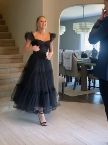 Black Prom Dress Evening Gown