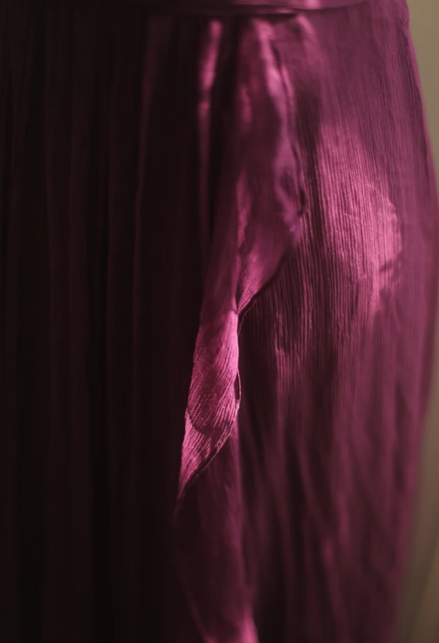 Charming Purple V Neck Tulle Long Wedding Guest Dress Formal Evening Dress Prom Dress D2209