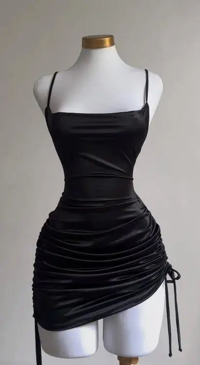 Simple Purple Spaghetti Straps Satin Sheath Cocktail Dress Short 8th Grade Homecoming Dress S928