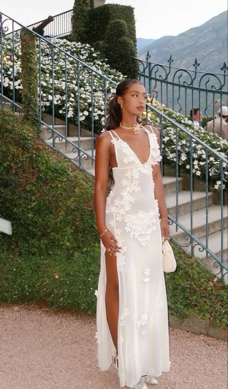 Simple A line Straps White Long Party Dress Prom Dresses SD2458 ...