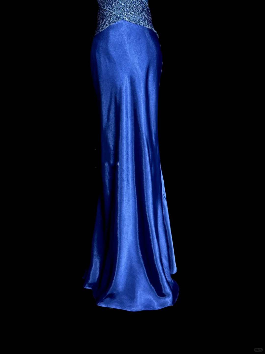 Vintage Mermaid Sweetheart Neckline Royal Blue Satin Backless Prom Gown Fairy Prom Dresses