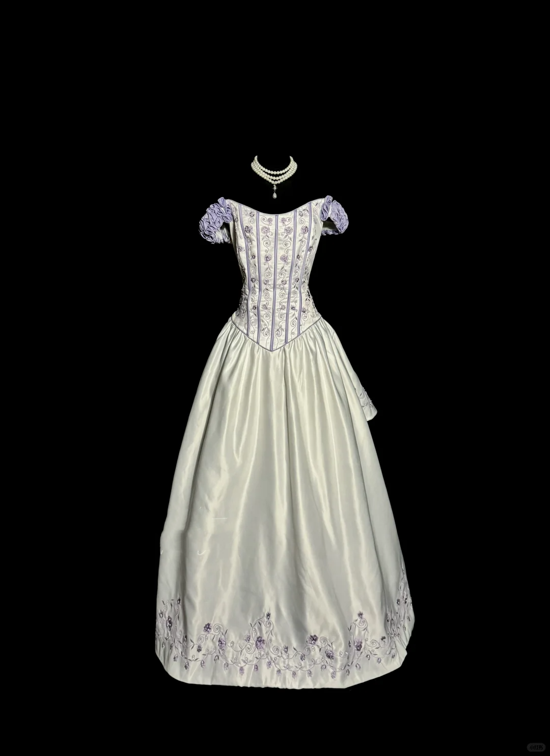 Aesthetic Ball Gown Off The Shoulder White Prom Dress Ruffle Long Party Dress