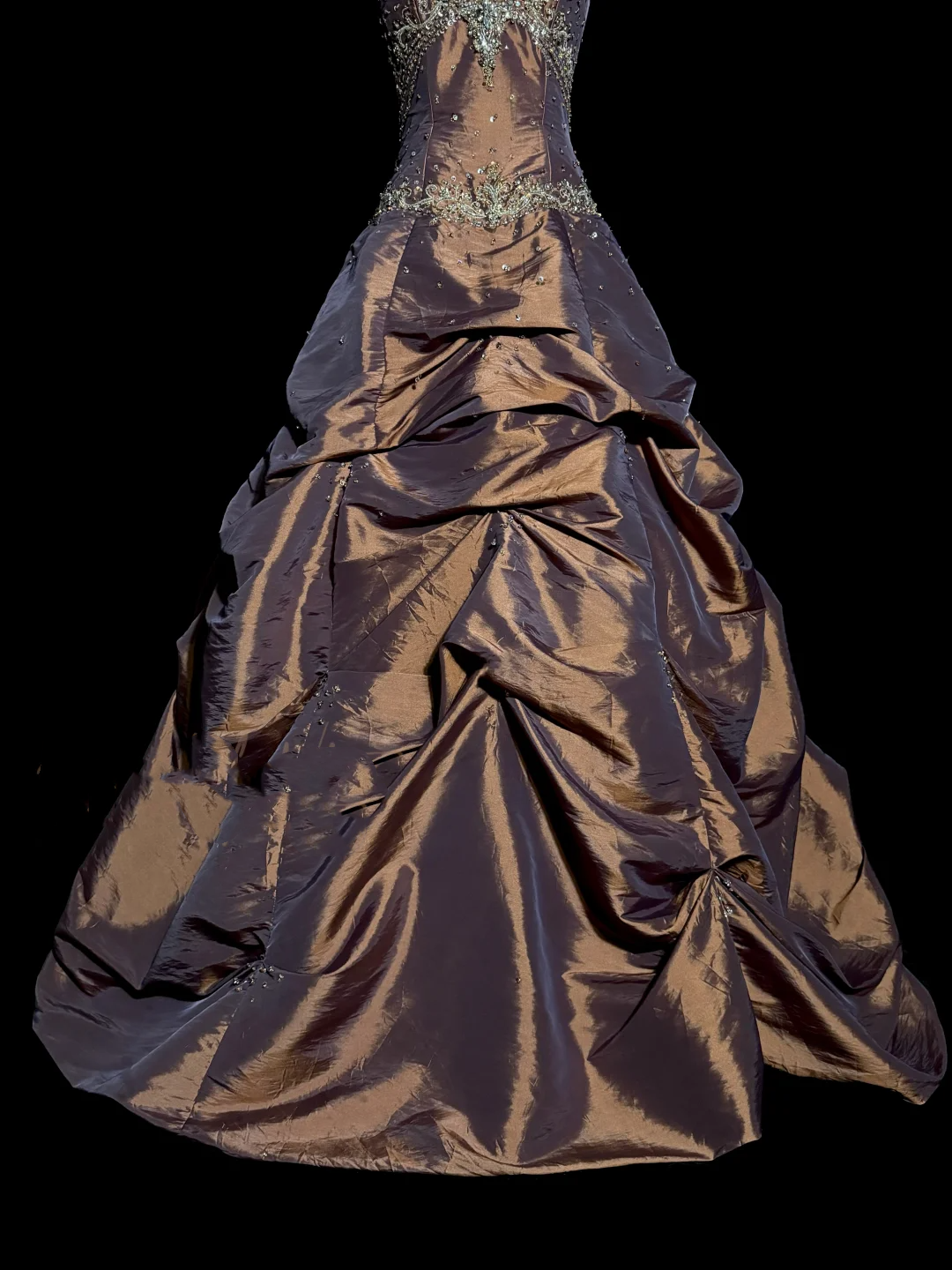 Vintage Ball Gown Halter Brown Sleeveless Long Prom Gown Fairy Prom Dresses