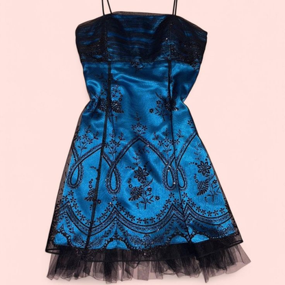 Vintage Hot Pink Spaghetti Strap Satin A LIne Short Homecoming Dress Cocktail Dress SP132
