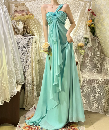 Glamorous Strapless Light Pink Satin Embroidered Flowers Mermaid Long Party Dress Formal Wedding Guest Dress With Beaded D21117