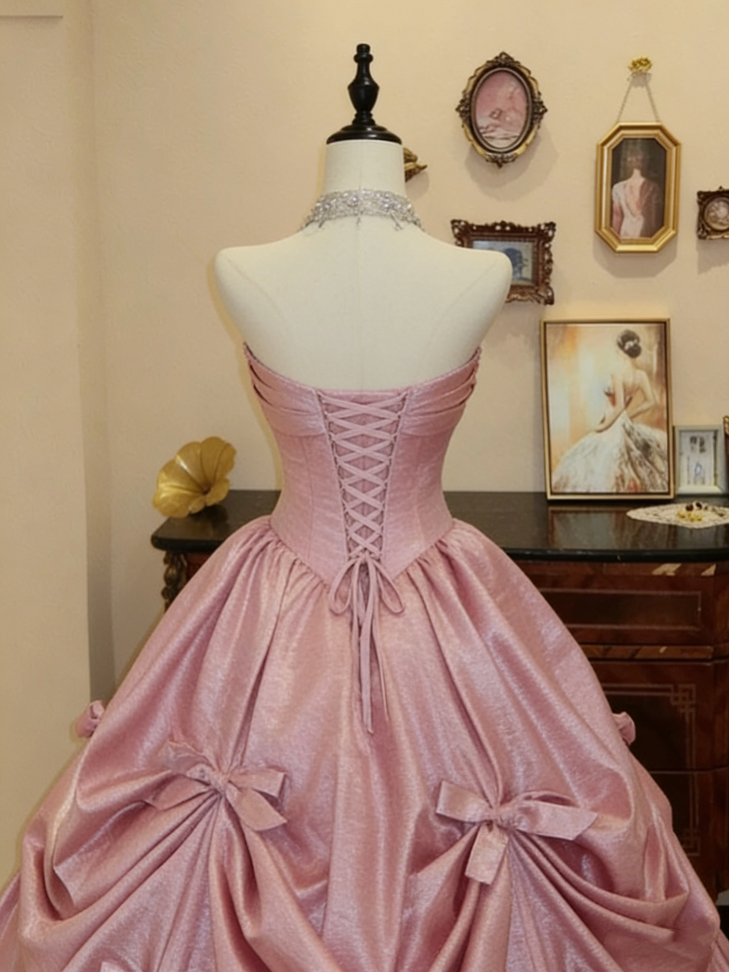 Stunning Ball Gown Pink Sweetheart Pleated Evening Dress Quinceanera Dress 18th Birthday Prom Gown       D5157