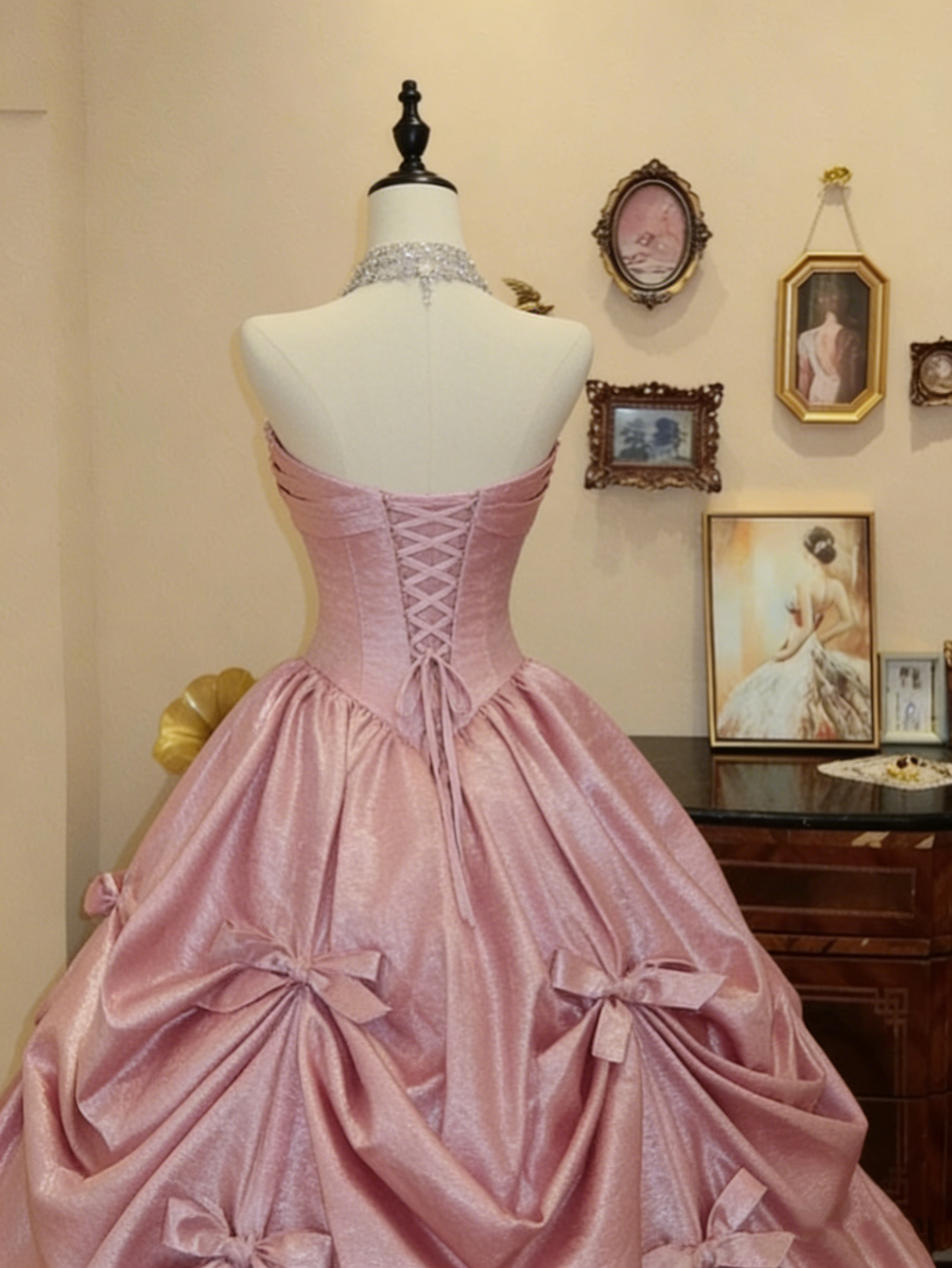 Stunning Ball Gown Pink Sweetheart Pleated Evening Dress Quinceanera Dress 18th Birthday Prom Gown       D5157