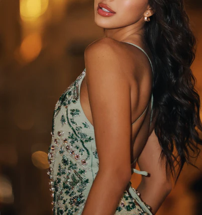 Gorgeous Spaghetti Straps Mint Green Chiffon Graduation Homecoming Dress 18th Birthday Outfits Y9143
