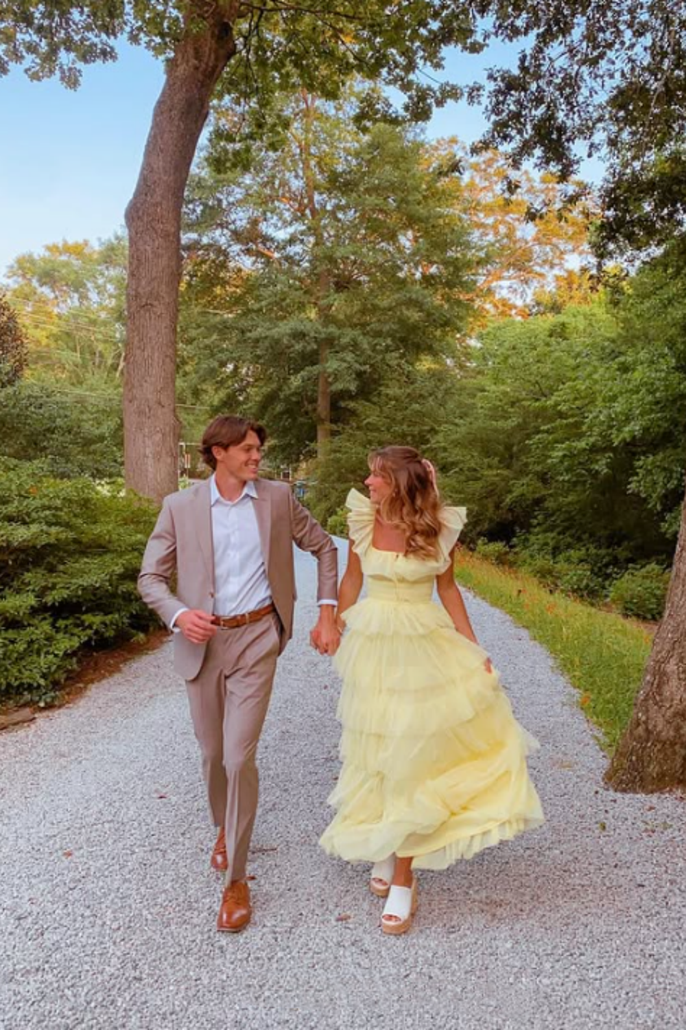 Yellow Fashion Square Neck A-Line Multi-Layered Long Tulle Ball Gowns Prom Dresses