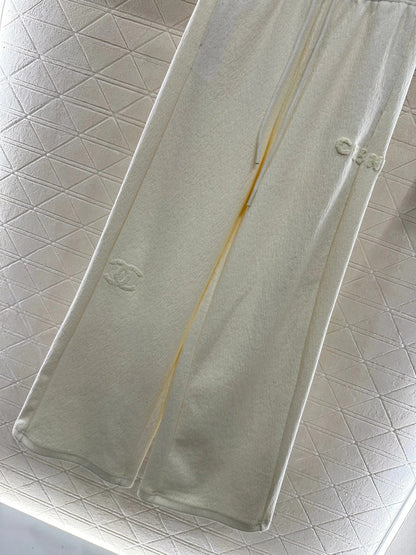 CHANEL 25S HIGH-WAISTED WIDE-LEG PANTS 306