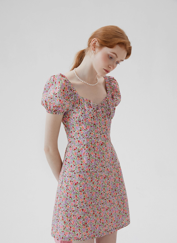 French dress skirt summer short floral skirt petite short skirt female summer 2025 new R3461