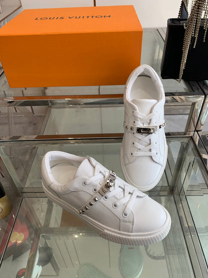 HM Day Sneaker White Silver Calfskin 291880
