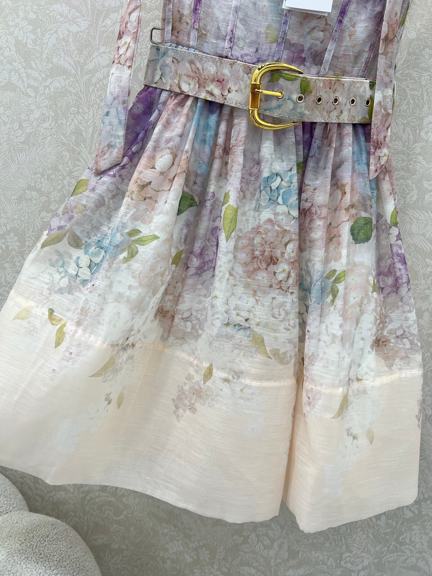 ZIMMERMANN SHORT DOPAMINE HERRINGBONE DRESS 269370