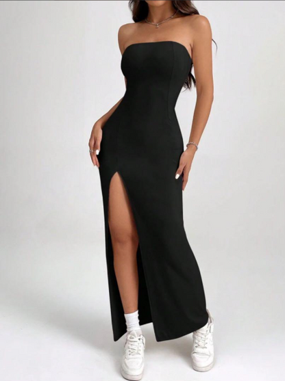 Black Mermaid Long Prom Dresses     S3260