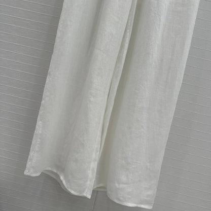 ZIMMERMANN LINEN LACE PANTS 276101
