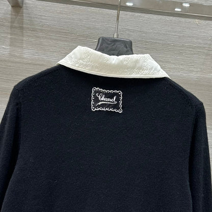 CC 25 Cardigan Black Cashmere