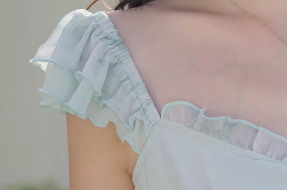 Tea break French pure dress 2025 new gentle style ruffled seaside holiday long dress R0024