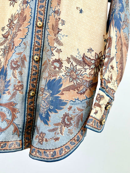 SHIRT ASCENSION OVERSIZED 25S IN SPUN SILK 266328