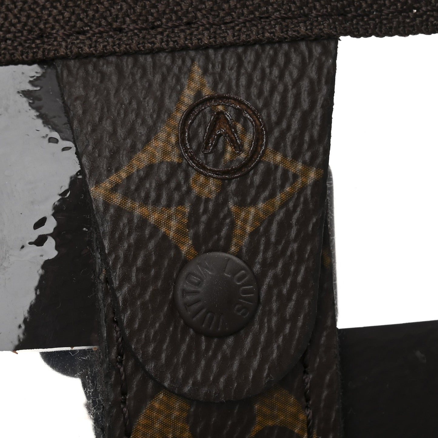 PVC Monogram Chess Keepall Bandouliere 50