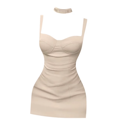 Slightly plump French gentle Qianjin suspender dress female summer pink sexy waist short skirt R3134