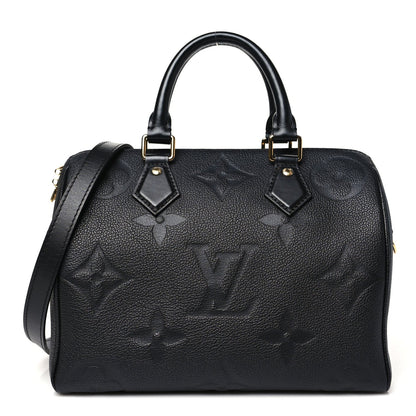 Empreinte Monogram Giant Speedy Bandouliere 25 Black