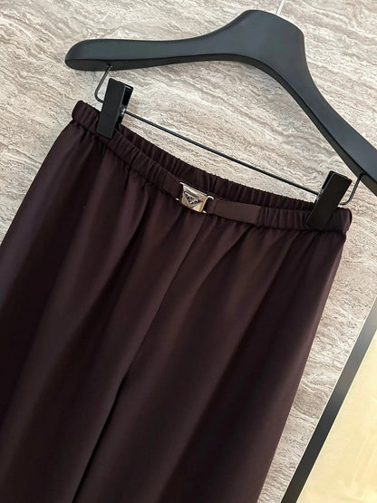PRADA 25S WIDE-LEG PANTS 563