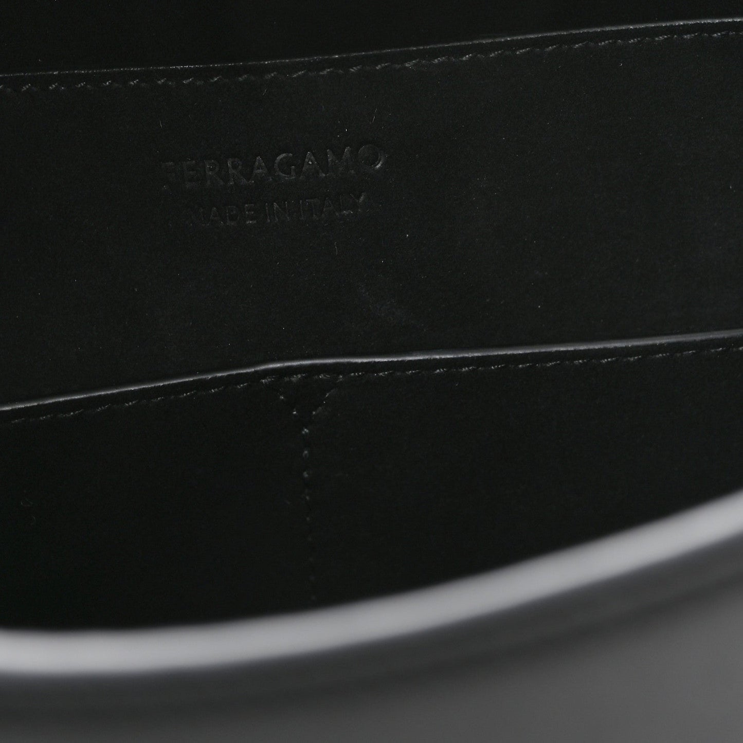 Calfskin Medium Gancio Hobo Black