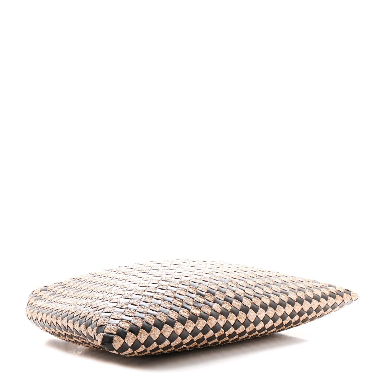 Nappa Raffia Intrecciato Large Hop Fondant Natural