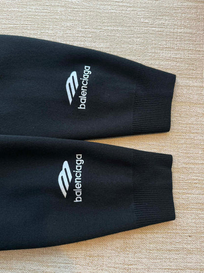 Maglione Balenciaga 25 in lana nera 0017