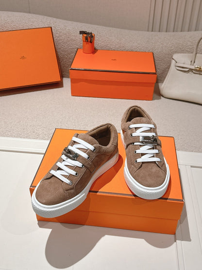 HM Day Sneakers Coffee Brown Suede 577516