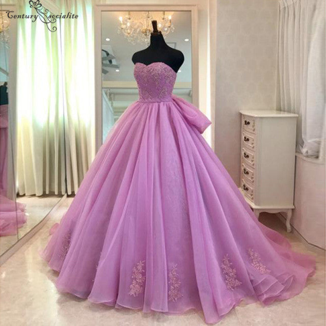 Ball Gowns Prom Dress Floor Length Tulle Quinceanera Dresses