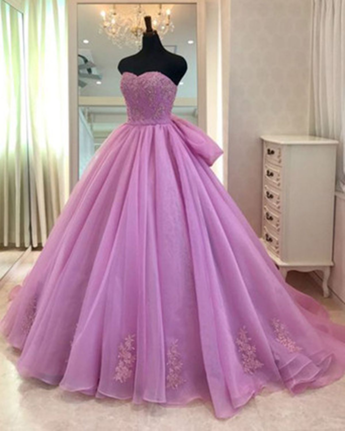 Ball Gowns Prom Dress Floor Length Tulle Quinceanera Dresses