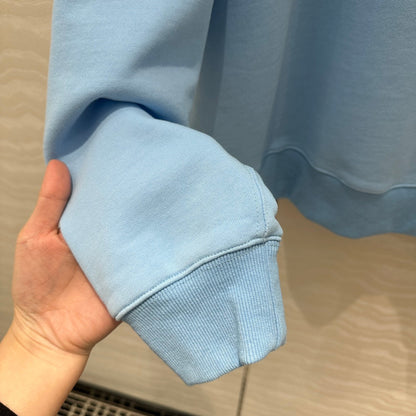 Gucci Patch Sweatshirt Blue Cotton