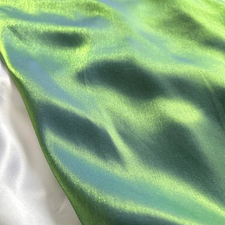 Beautiful A Line Spaghetti Straps Green Long Prom Dresses Prom Gown