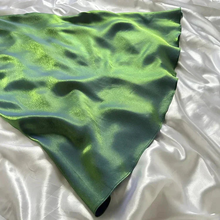 Beautiful A Line Spaghetti Straps Green Long Prom Dresses Prom Gown