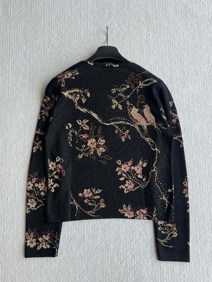 CC 25 Long-sleeved Shirt Black Metalised Fiber Cupro