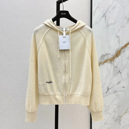 DIOR 25S FLORAL EMBROIDERED HOODIE 572