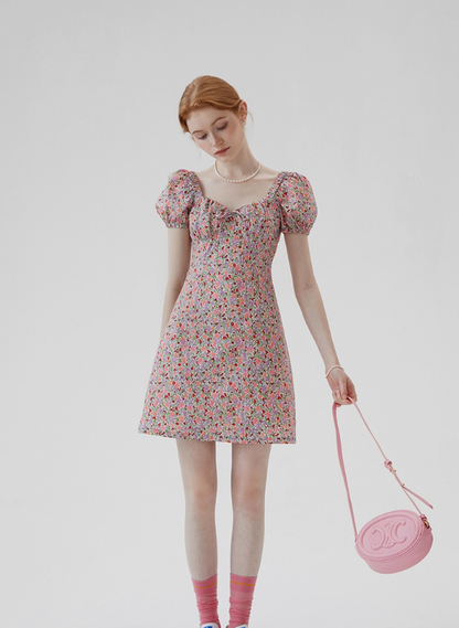 French dress skirt summer short floral skirt petite short skirt female summer 2025 new R3461