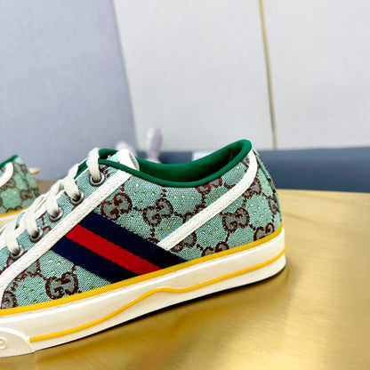 GG TENNIS 1977 TRAINER FERN CANVAS