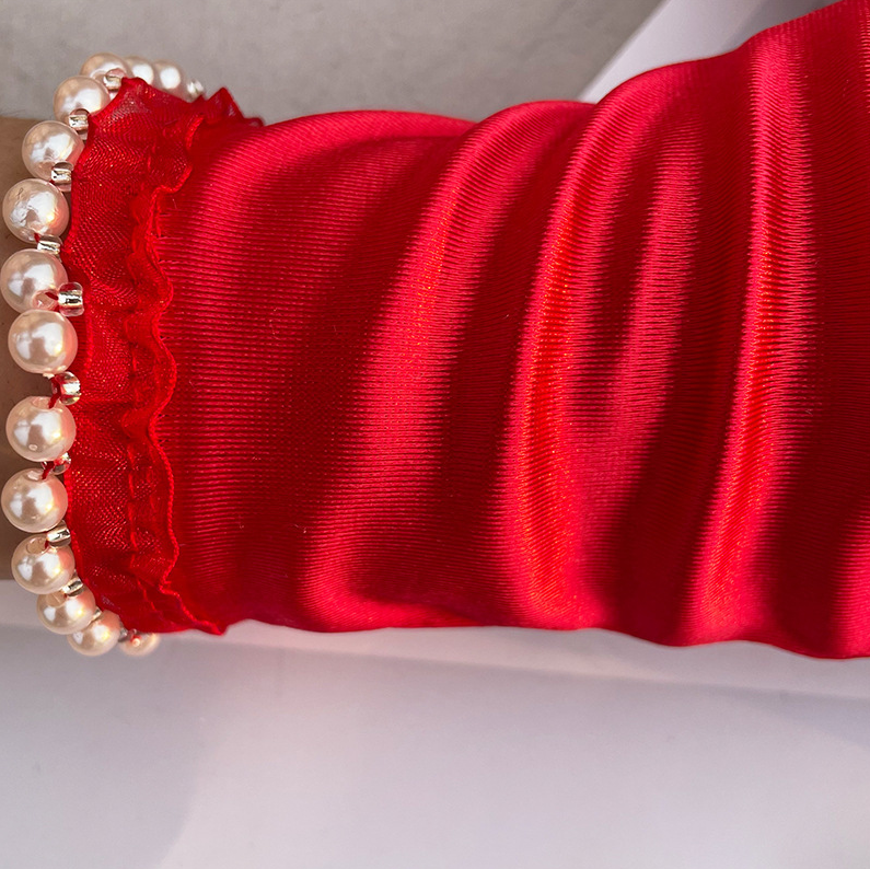 Wedding decoration etiquette reception jewelry exhibition elastic clothing gloves     S6274