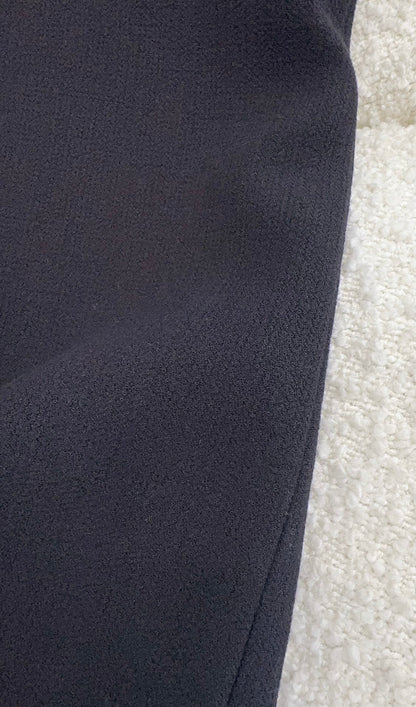 Prada Bow Dress Black Wool