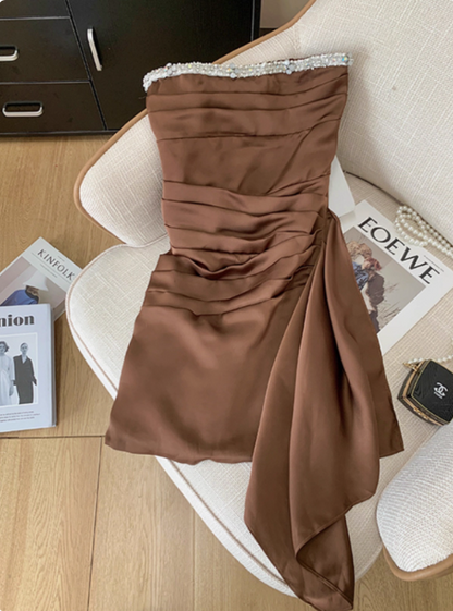 Chic Ball Gowns Brown Homecoming Dresses 16Th Birthday Outfits