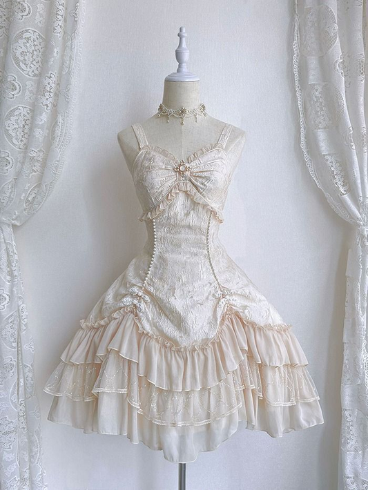 Retro Ivory Straps A-Line Short Party Dresses Pretty Mini Birthday Dresses, D1064