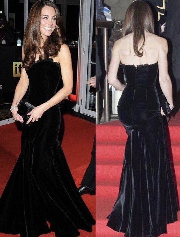 Black Sweetheart Velvet Mermaid Long Party Dress Formal Evening Gown, D389
