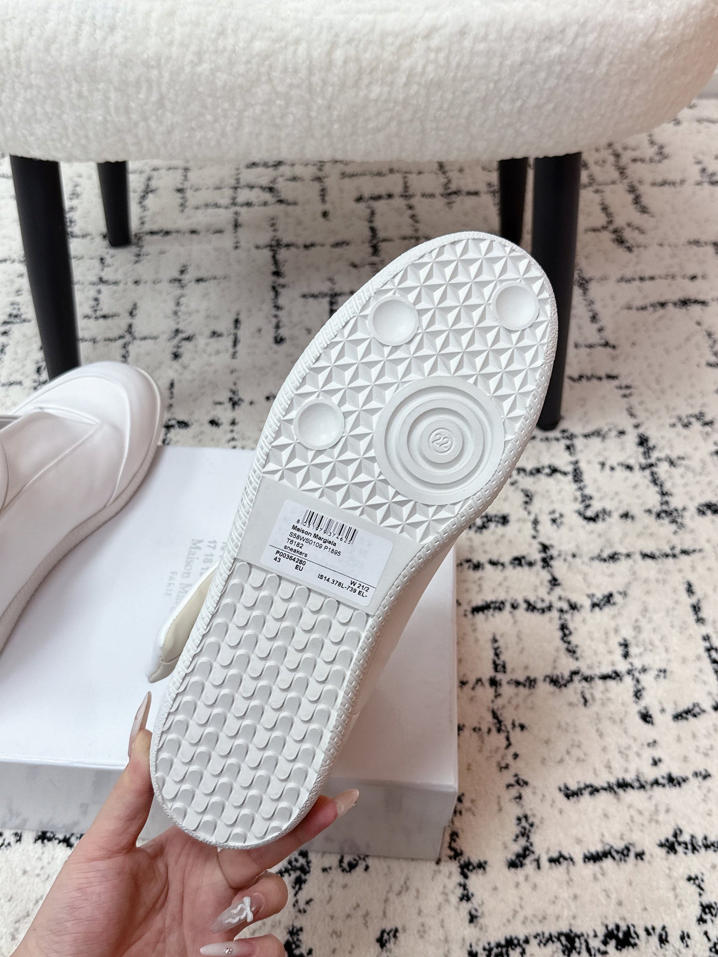 Maison Margiela Future Sneaker White Calfskin Rubber 558433