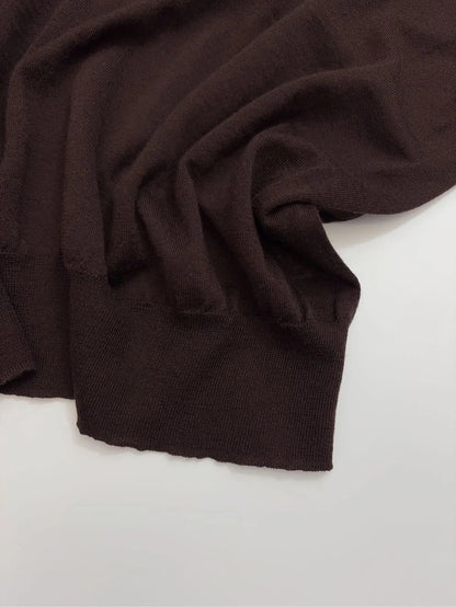 PRADA 25S SHORT-SLEEVE KNIT TURTLENECK 547
